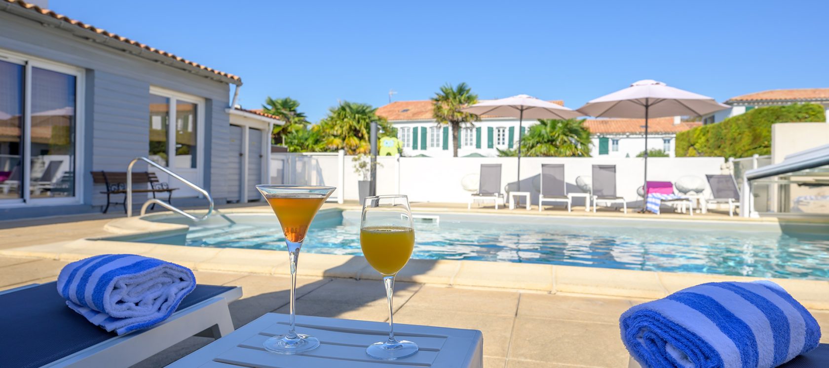 Résidence avec piscine à Saint-Martin-de-Ré