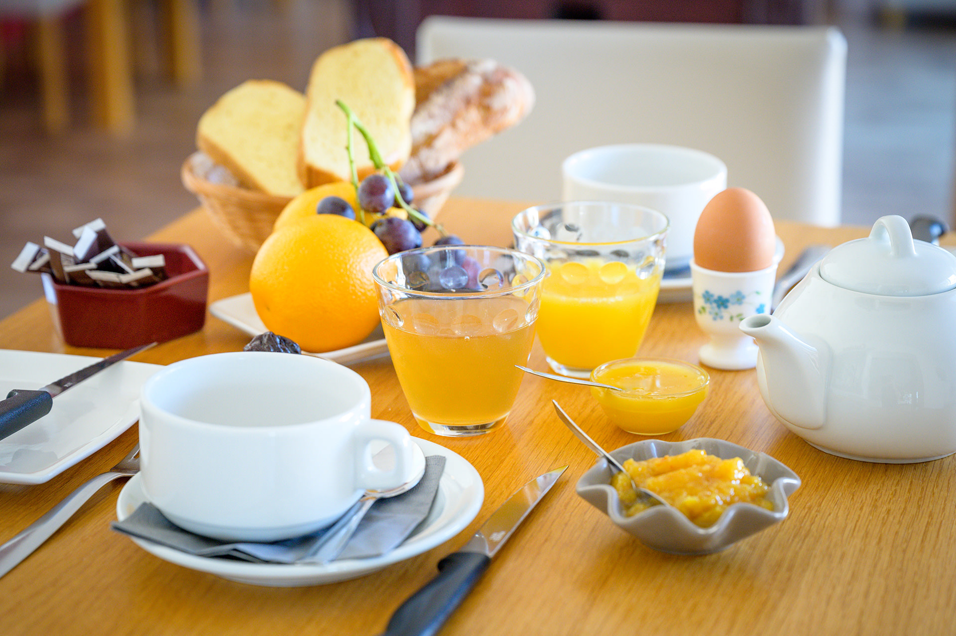 petit déjeuner Location de vacances