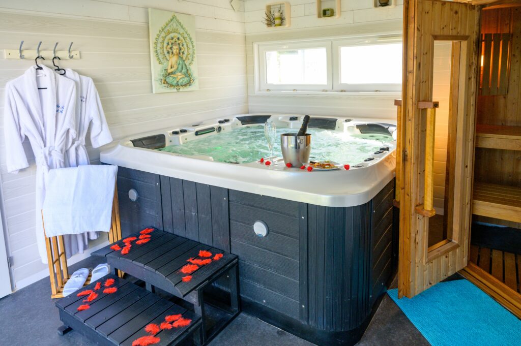 Espace bien être sauna hammam jacuzzi